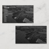 Olievelden van de baai van Prudhoe Visitekaartje (Voorkant / Achterkant)