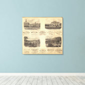 Olievelden, verblijf canvas afdruk (Insitu (Houten vloer))