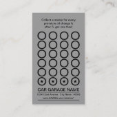 olieveranderingsponskaart klantenkaartje (Achterkant)