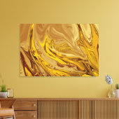 olieverf | Beste moderne abstracte kunst Canvas Afdruk (Insitu (Woonkamer))