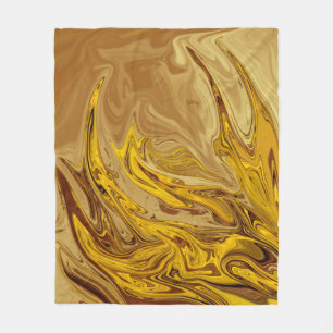  olieverf   Beste moderne abstracte kunst Fleece Deken