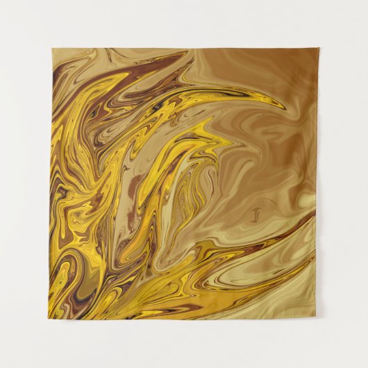 olieverf | Beste moderne abstracte kunst Wandkleed (Voorkant (horizontaal))