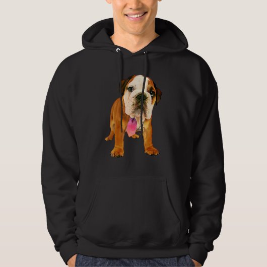 Olieverf filter Schuine koeienvanger Hoodie (Voorkant)