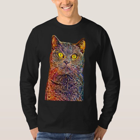 Olieverf filterkroes t-shirt (Voorkant)