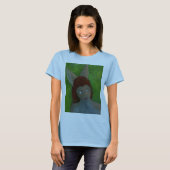 olieverf Furry Anthro Rabbit girl 2010 T-shirt (Voorkant volledig)