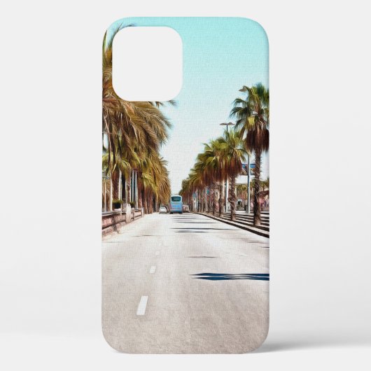 Olieverf. Imitatie. Illustratie. Broad street a Case-Mate iPhone Case (Achterkant)