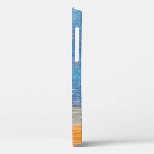 Olieverf landschap. Abstract, kunst, ba Case-Mate iPhone Case (Achterkant / Links)