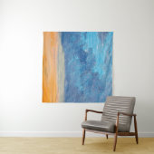 Olieverf landschap. Abstract, kunst, ba Wandkleed (In Situ (horizontaal))