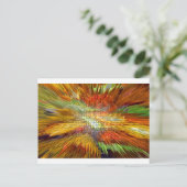 olieverf moderne abstracte kunstschilderijen briefkaart (Staand voorkant)