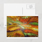 olieverf moderne abstracte kunstschilderijen briefkaart (Voorkant / Achterkant)