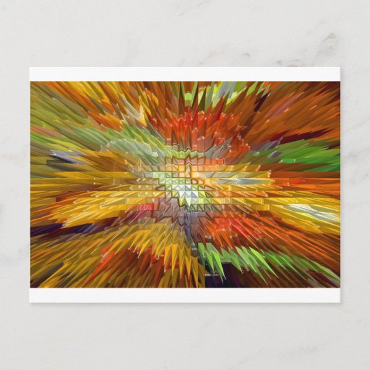 olieverf moderne abstracte kunstschilderijen briefkaart (Voorkant)