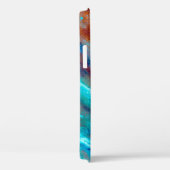 Olieverf op canvas. Abstracte kunstachtergrond. F Case-Mate iPhone Case (Achterkant / Rechts)