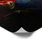 olieverf op het canvas, uitzicht van Parijs. Artw Poster (Hoek)