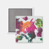 Olieverf Palet Mulberry Magnet (Voorkant / Achterkant)