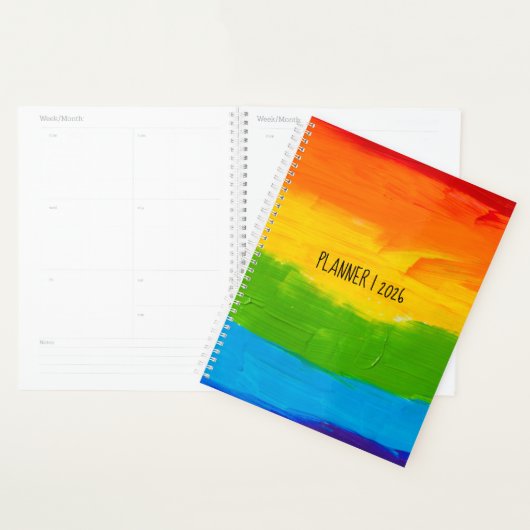 Olieverf Rainbow LGBT 2026 Planner – Gay Pride (Display)