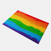 Olieverf Rainbow LGBT-deurmat – Bold Pride Deurmat (Schuin)