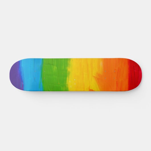 Olieverf Regenboog Kleuren LGBT Skateboard – Pride (Horizontaal)