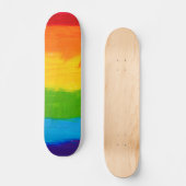 Olieverf Regenboog Kleuren LGBT Skateboard – Pride (Voorkant)