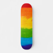 Olieverf Regenboog Kleuren LGBT Skateboard – Pride (Voorkant)