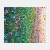 olieverf van bloemen, mooie bloemen fleece deken (Voorkant (Horizontaal))