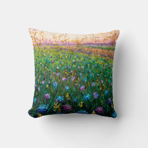 olieverf van bloemen, mooie bloemen kussen
