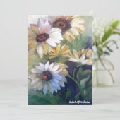 Olieverf van gele maissoorten bedankkaart (Staand voorkant)