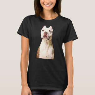 Olieverf voor honden Mam en hond Pit Bull T-shirt