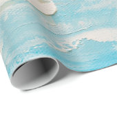 olieverf, winterberglandschap met spru cadeaupapier (Rol Hoek)