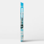olieverf, winterberglandschap met spru Case-Mate iPhone case (Achterkant / Links)