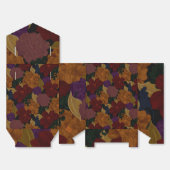 Olieverfde bloemen bedankdoosjes (Ongevouwen)