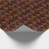 Olieverfde bloemen cadeaupapier (Hoek)