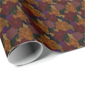 Olieverfde bloemen cadeaupapier (Rol Hoek)