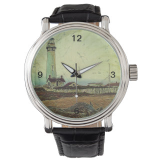 olieverfschilderij aan de kust van het nautisch st horloge