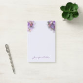 Olieverfschilderij Bloemen Elegante Sjabloon Handg Post-it® Notes (Kantoor)