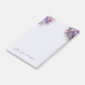 Olieverfschilderij Bloemen Elegante Sjabloon Handg Post-it® Notes (Schuin)