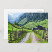 Olieverfschilderij canvas van Oostenrijkse tirol F Briefkaart (Voorkant / Achterkant)