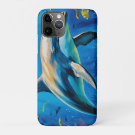 olieverfschilderij Dolfijn Case-Mate iPhone Case