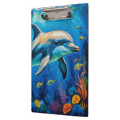 olieverfschilderij Dolfijn Klembord (Links)