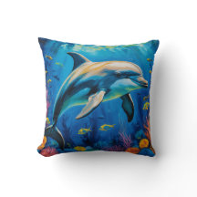 olieverfschilderij Dolfijn