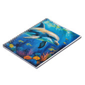 olieverfschilderij Dolfijn Notitieboek (Linkerzijde)