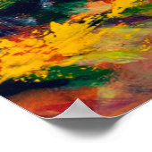 olieverfschilderij in het najaar , schilderachtig  poster (Hoek)