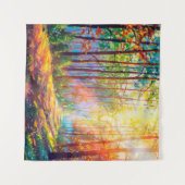 olieverfschilderij in het najaar , schilderachtig  wandkleed (Voorkant (horizontaal))