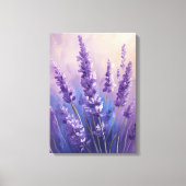 olieverfschilderij lavendelveld canvas afdruk (Voorkant)
