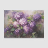  olieverfschilderij Lilacs en bladeren Decoupage Tissuepapier (Voorkant)