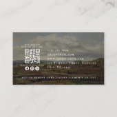  olieverfschilderij, QR-code Evenementenfotograaf Visitekaartje (Achterkant)