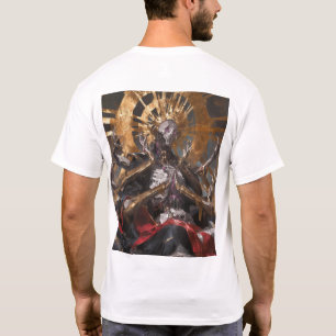 Olieverfschilderij Satanische Heilige Hyper Realis T-shirt