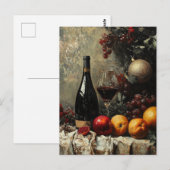 olieverfschilderij Stilleven Briefkaart (Voorkant / Achterkant)