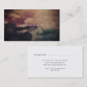 Olieverfschilderij Textured Distress Visitekaartje Afsprakenkaartje (Voorkant / Achterkant)