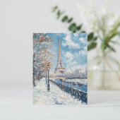 olieverfschilderij Travel Briefkaart (Staand voorkant)