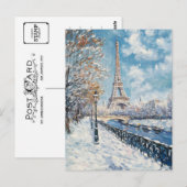 olieverfschilderij Travel Briefkaart (Voorkant / Achterkant)